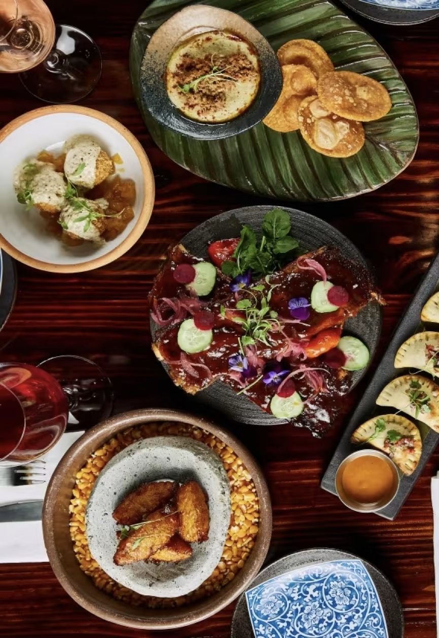 Submenú de planes, Gastronomía